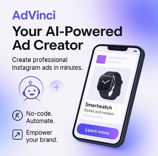 Exemplo de Anúncio - Ad-Creator: Anúncios com IA em Minutos!
