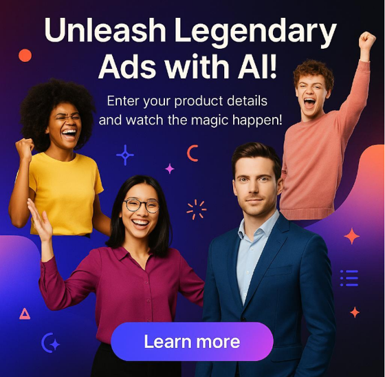 Exemplo de Anúncio - Ad-Creator: Anúncios com IA em Minutos!